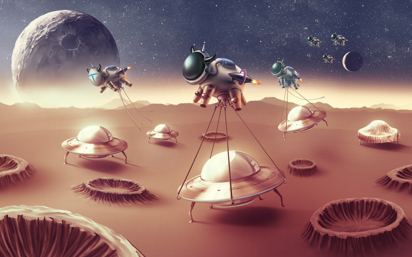 Коровы похищают инопланетян