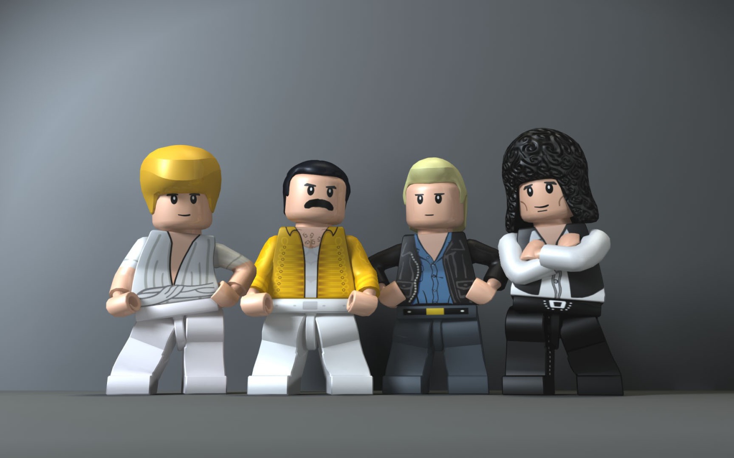 Фигурки ЛЕГО в роли рок группы