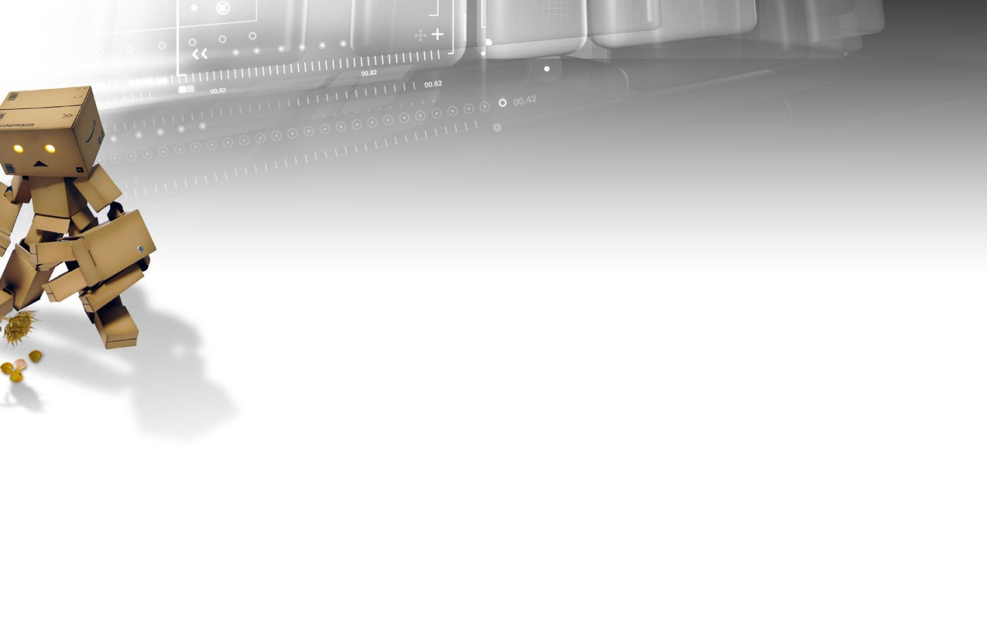 Робот из картона Дандо