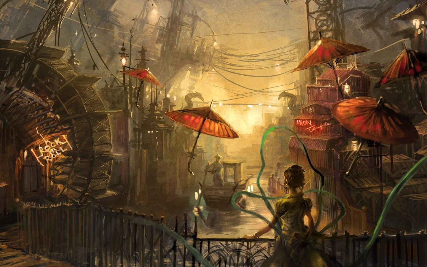 Старый городок в Китае