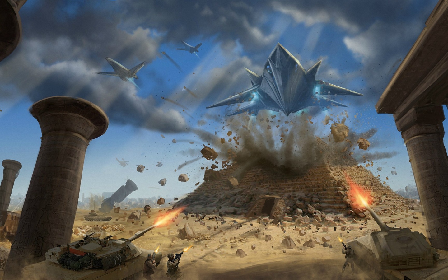 Битва за пирамиды