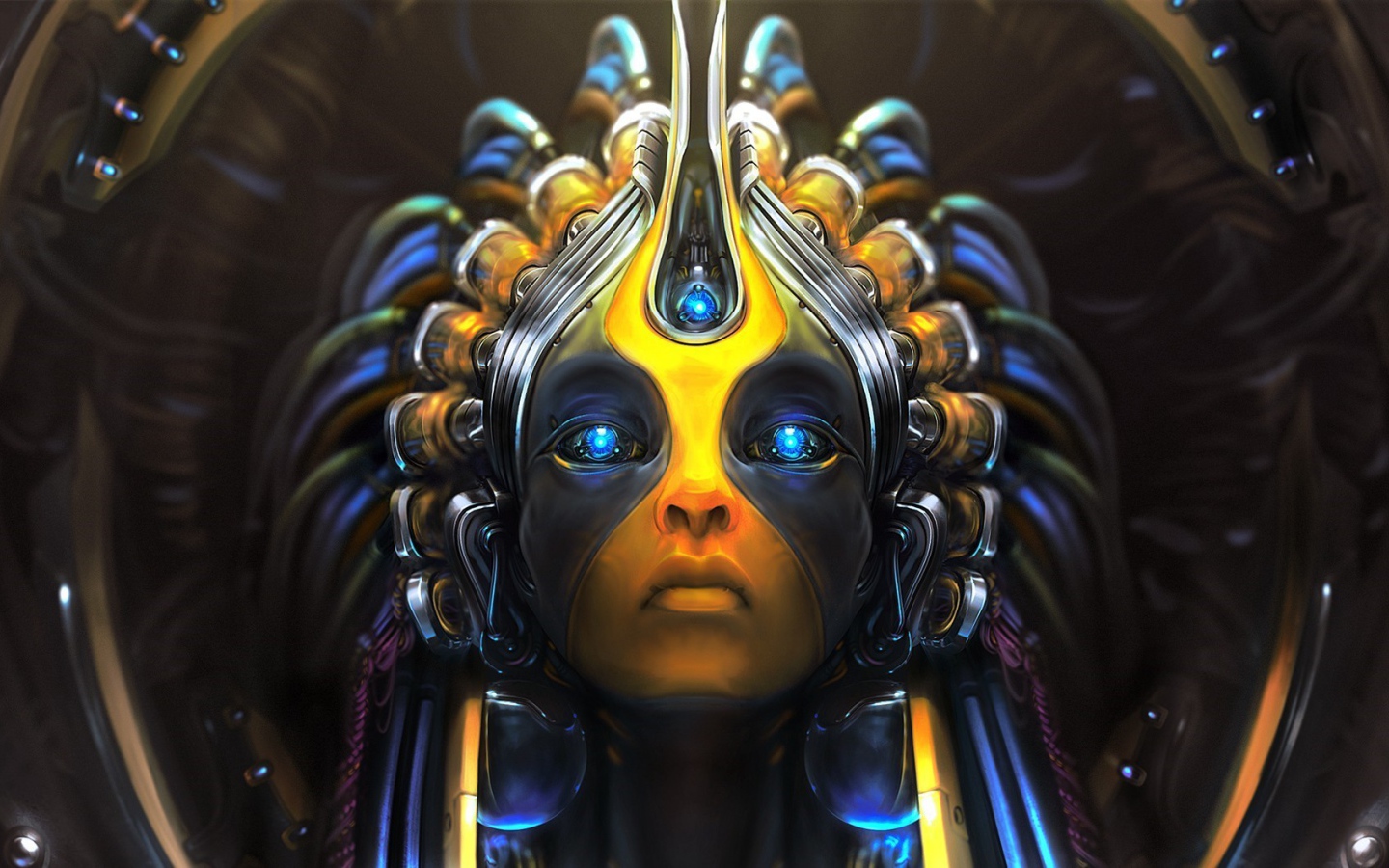 Голубые глаза богини