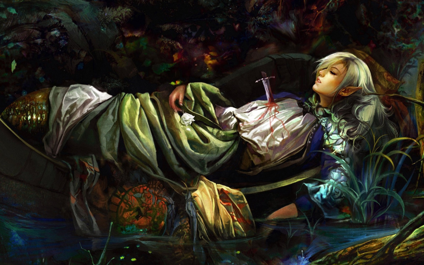 Сломанный клинок в груди у принцессы