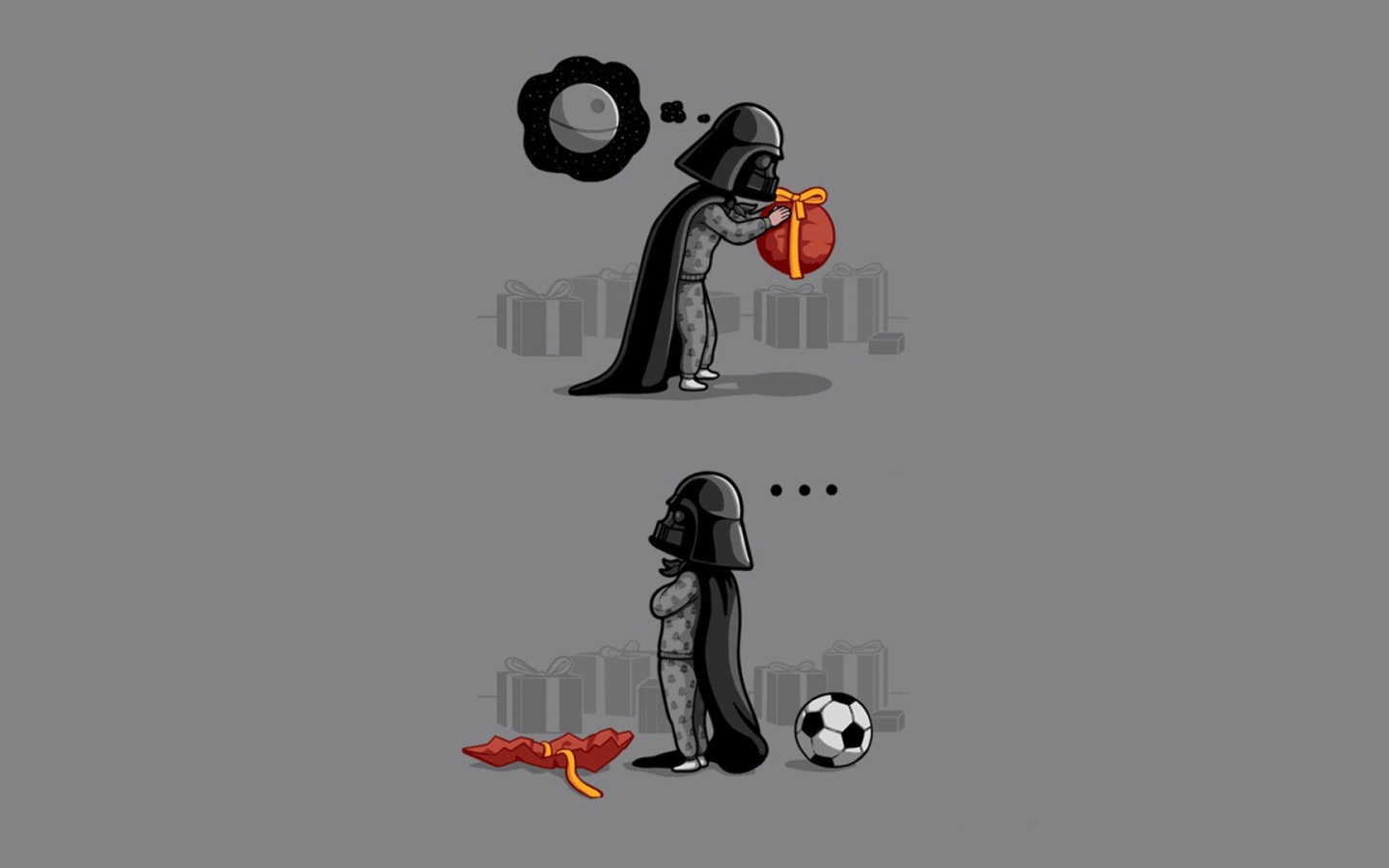 Дарт Вейдер недоволен подарком