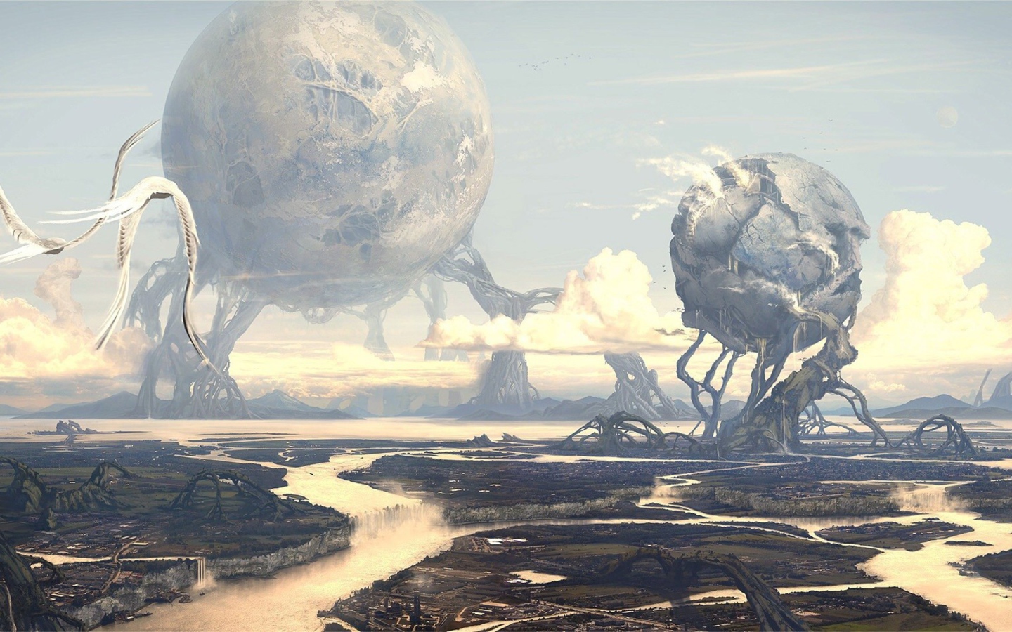 Фантастические деревья в чужом мире