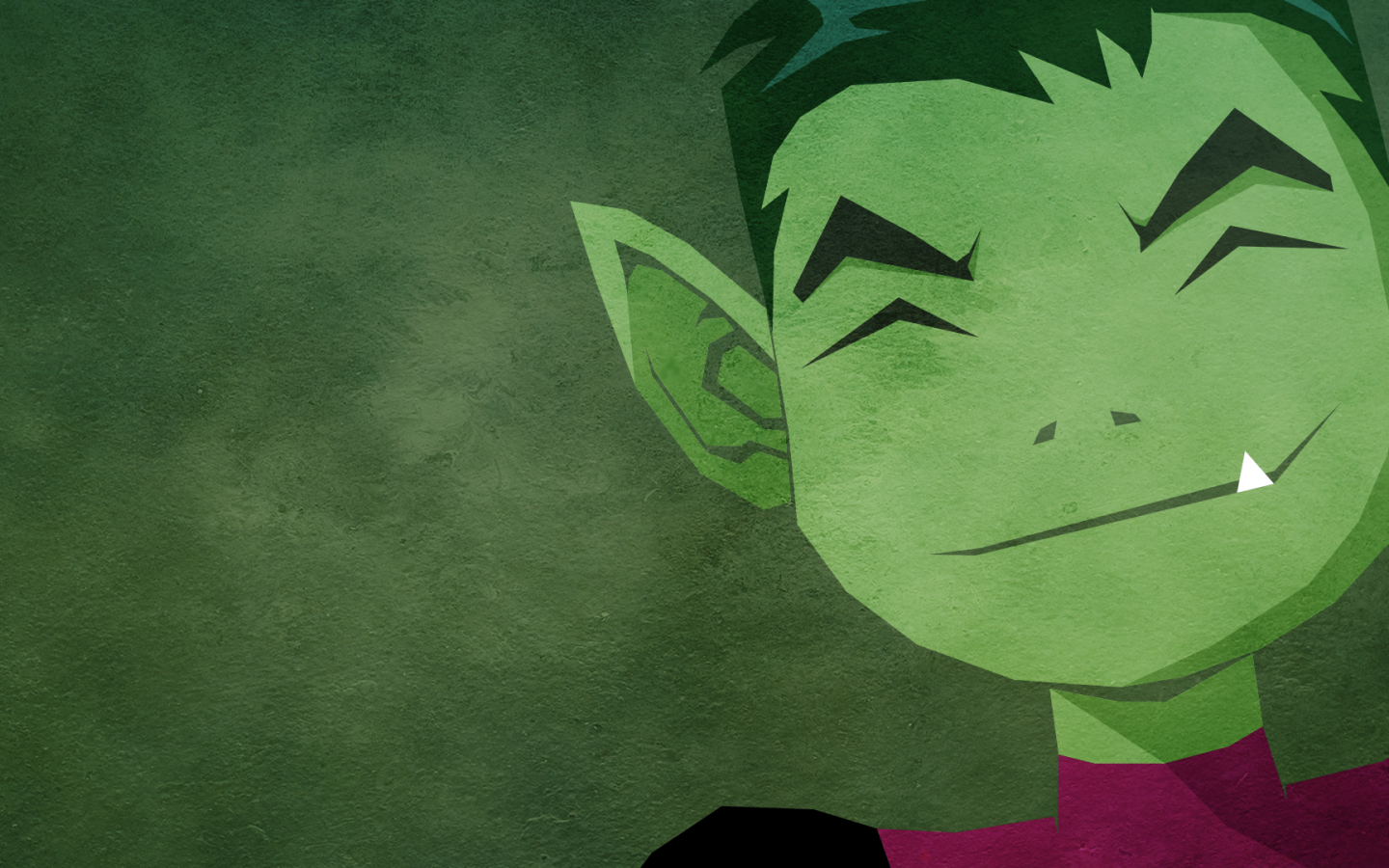 Зеленый персонаж комикса Юные Титаны