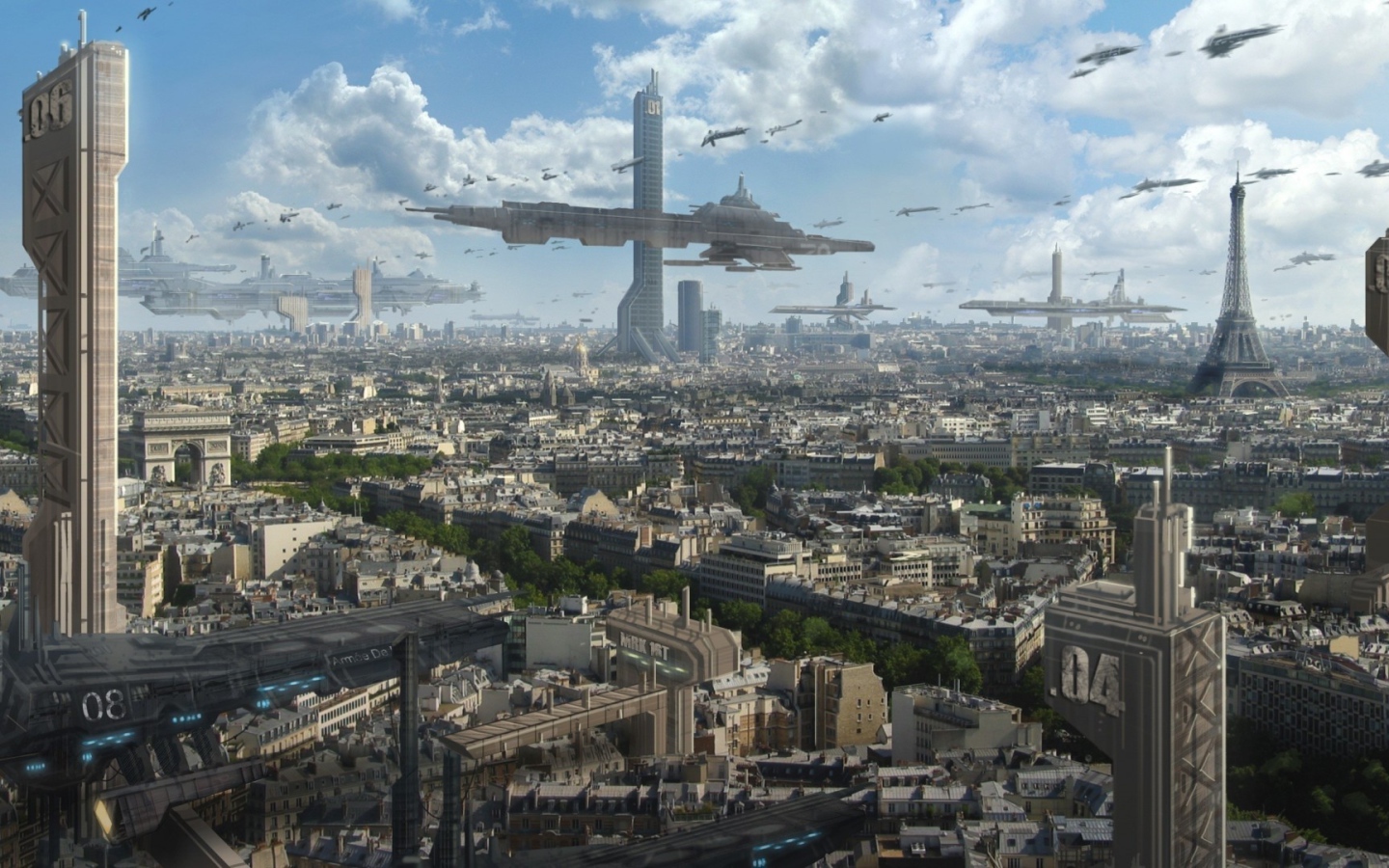 Париж в будущем