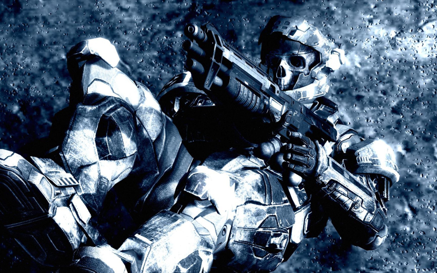 Замерзший солдат космического спецназа