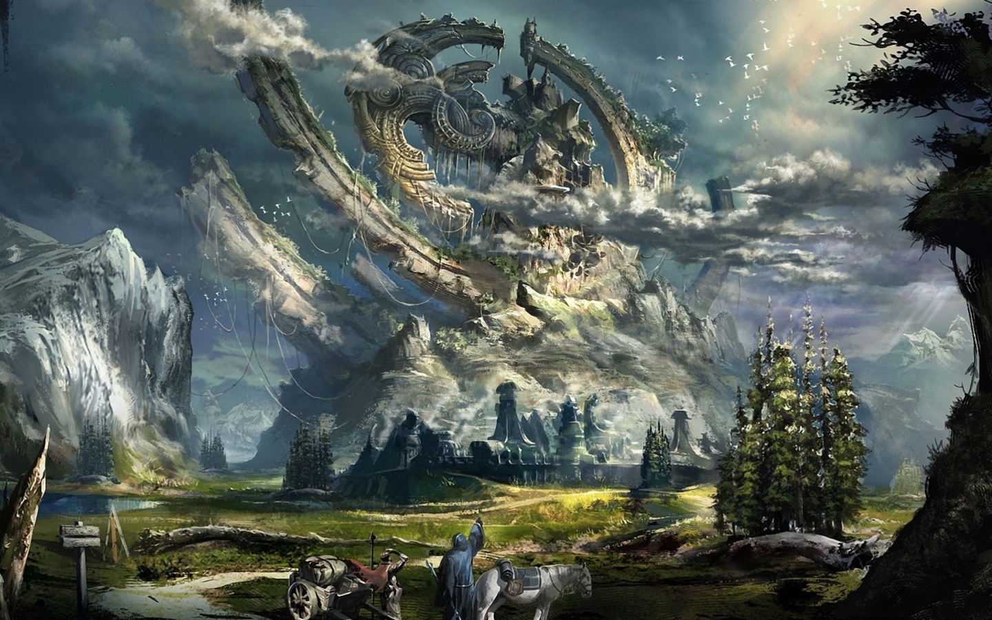 Храм в Атлантиде