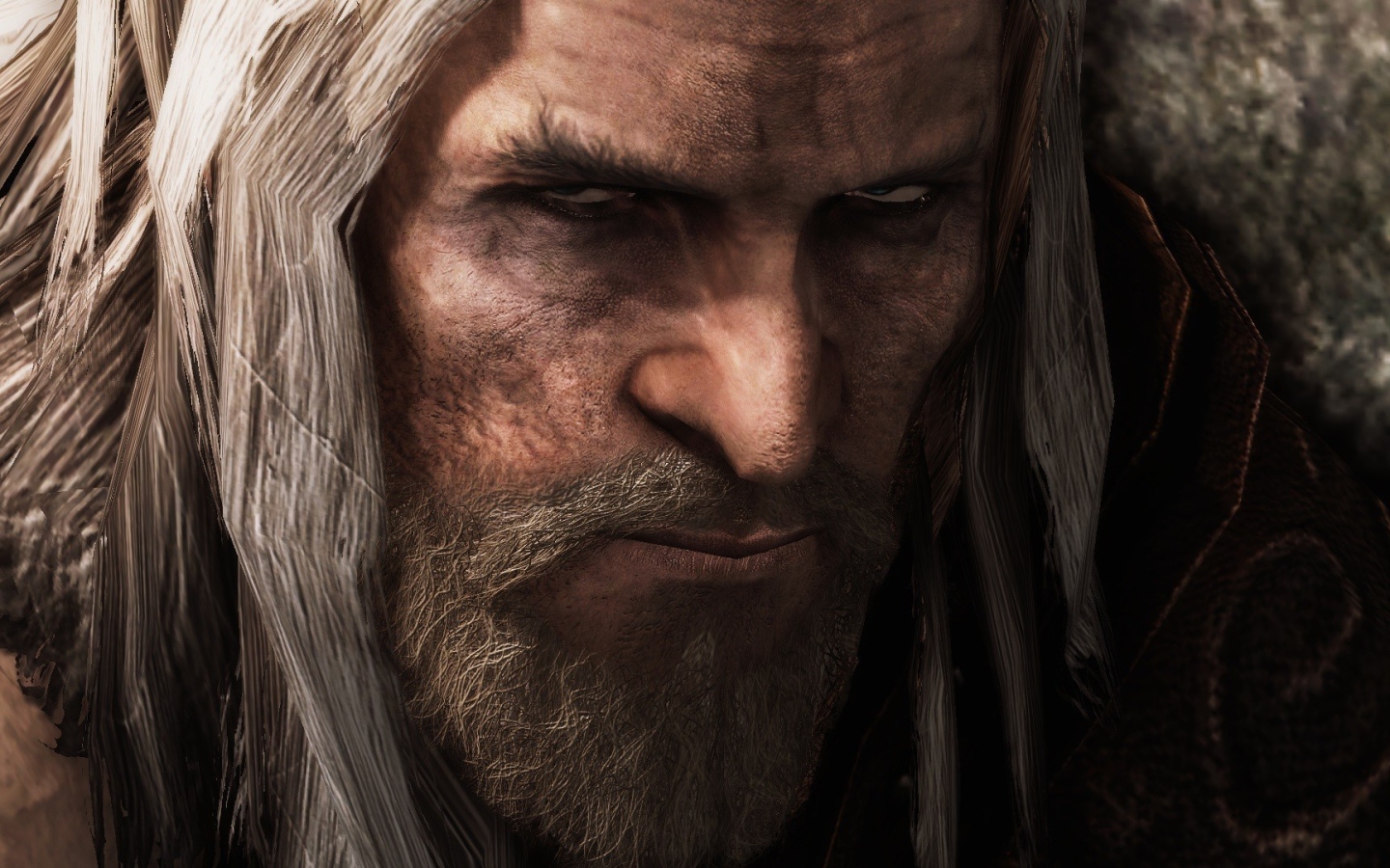 Седой маг с длинными волосами