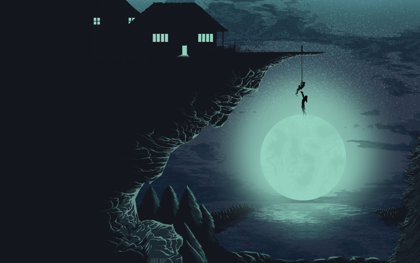 Два человека попали в беду