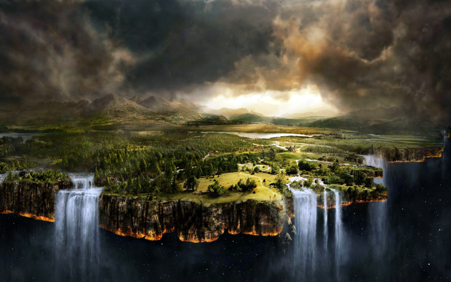 Водопады на краю земли