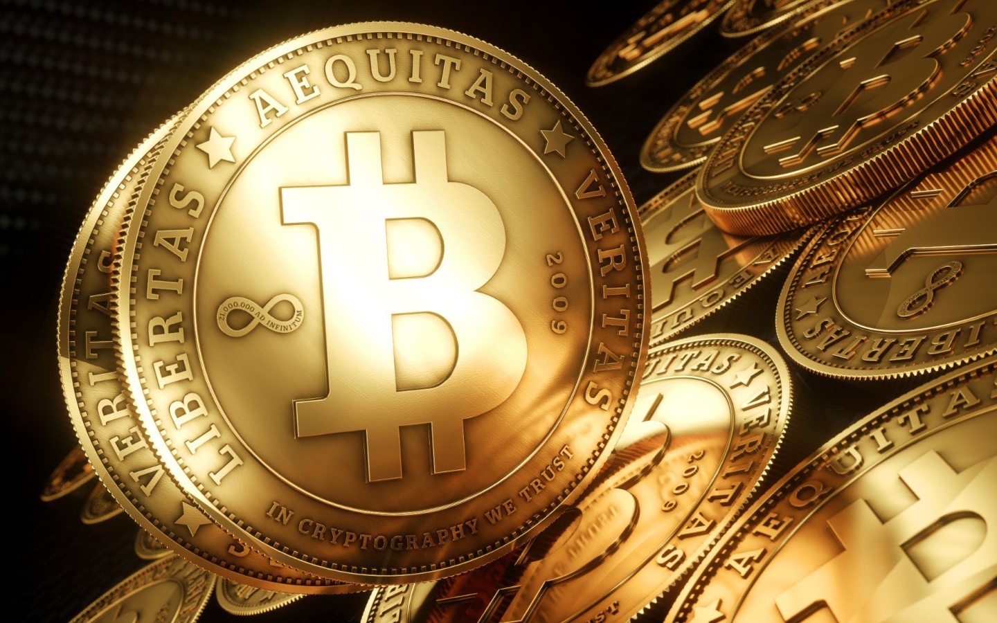 Money coins Bitcoin