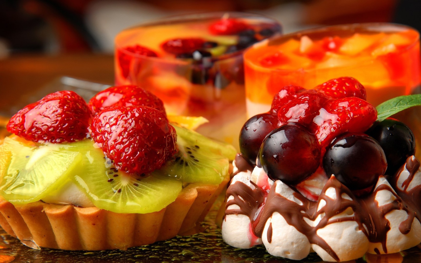 Тарталетки со сладкой начинкой