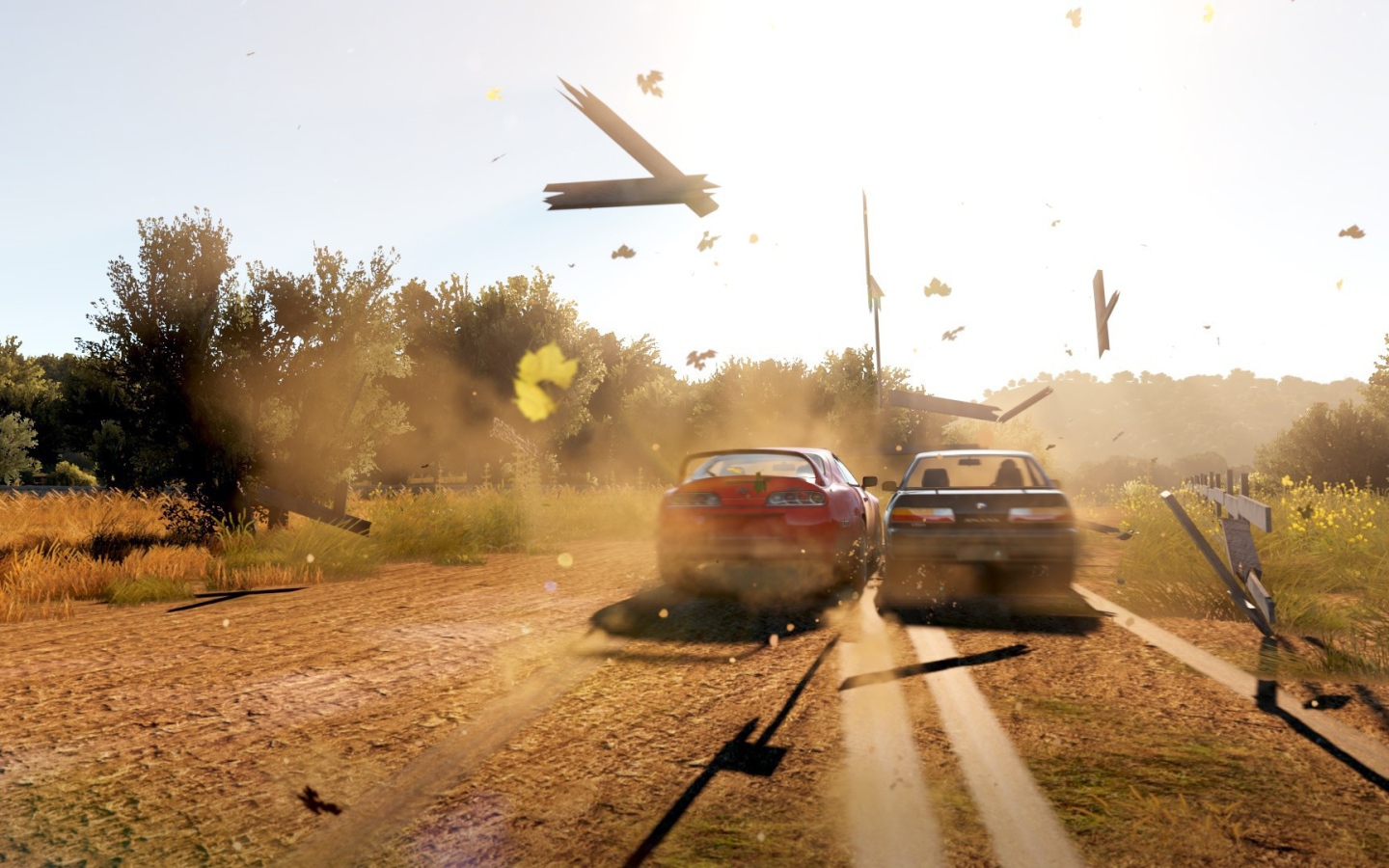 Авария в игре Forza Horizon