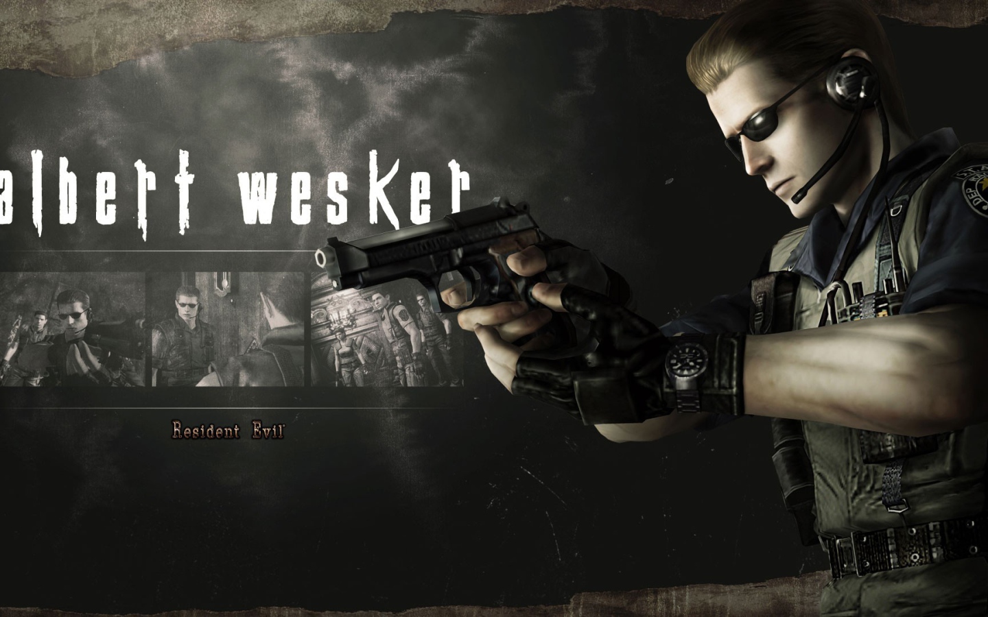 Альберт Уэскер из игры Resident Evil HD Remaster