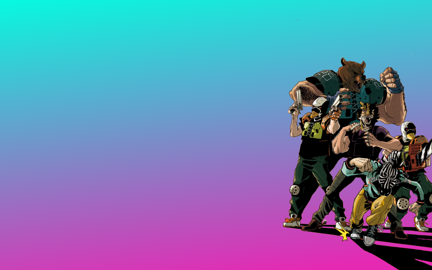 Все герои игры Hotline Miami