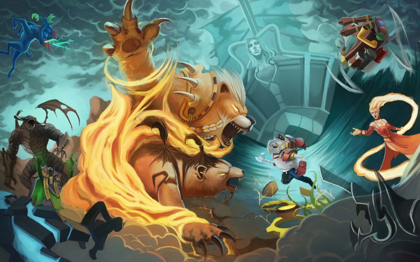 Арт к игре Dota 2