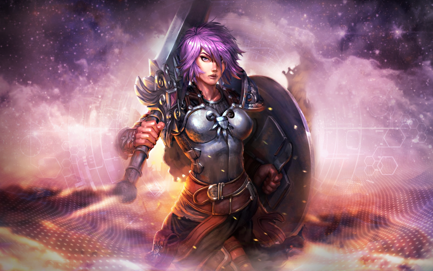 Беллона с мечом в игре Smite