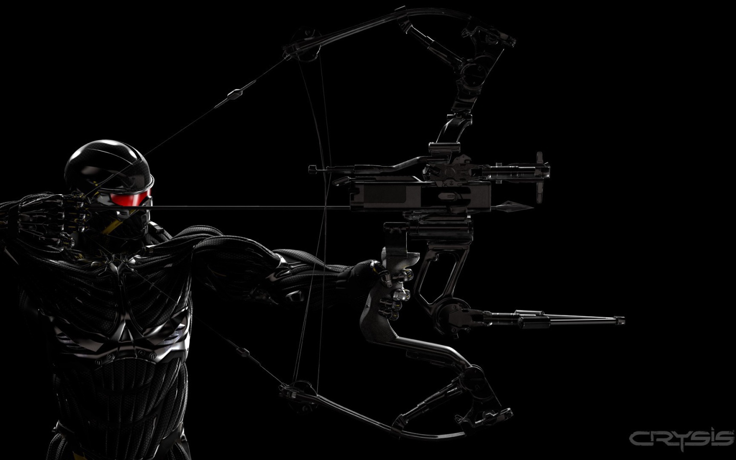 Черный лучник в игре Crysis 3