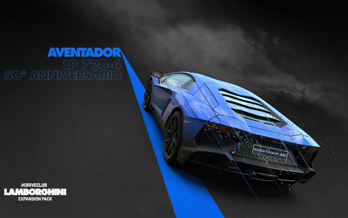 Голубой Ламборгини в игре Driveclub