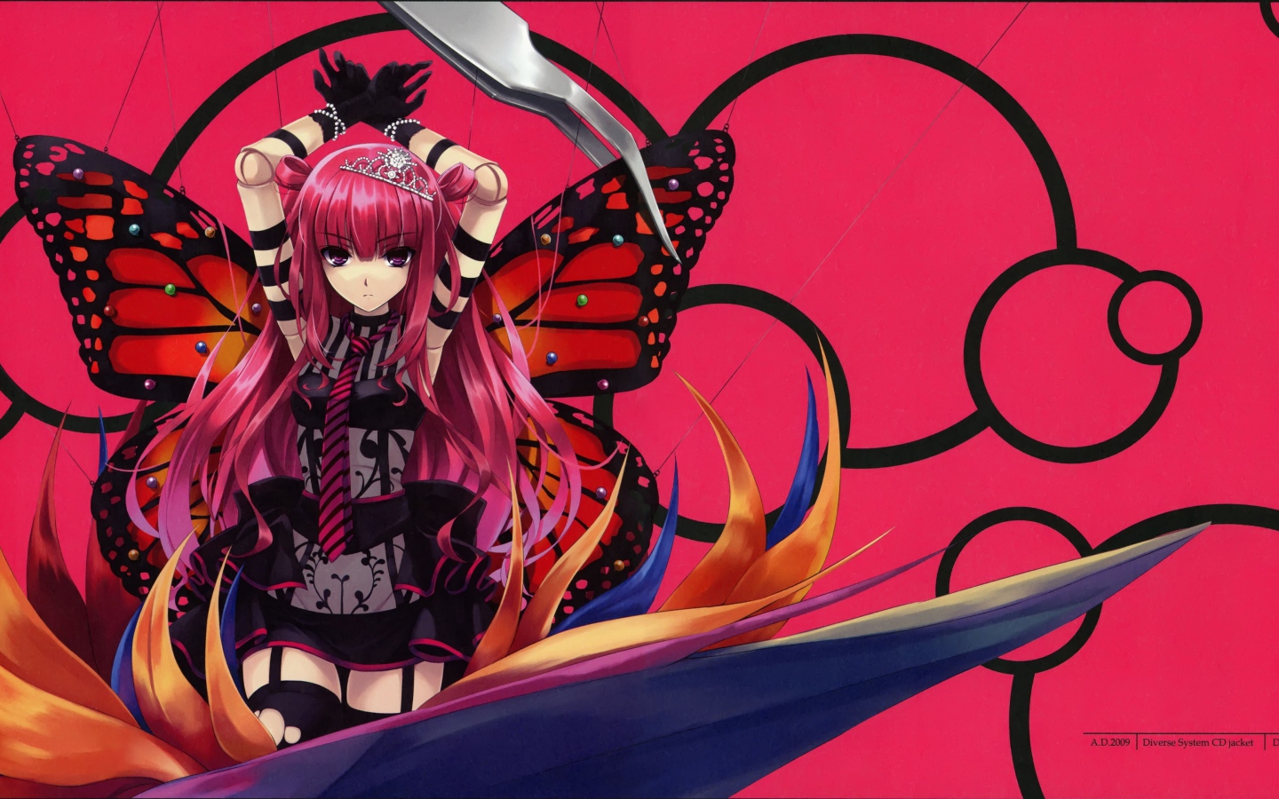 Девушка бабочка из музыкальной игры Beatmania