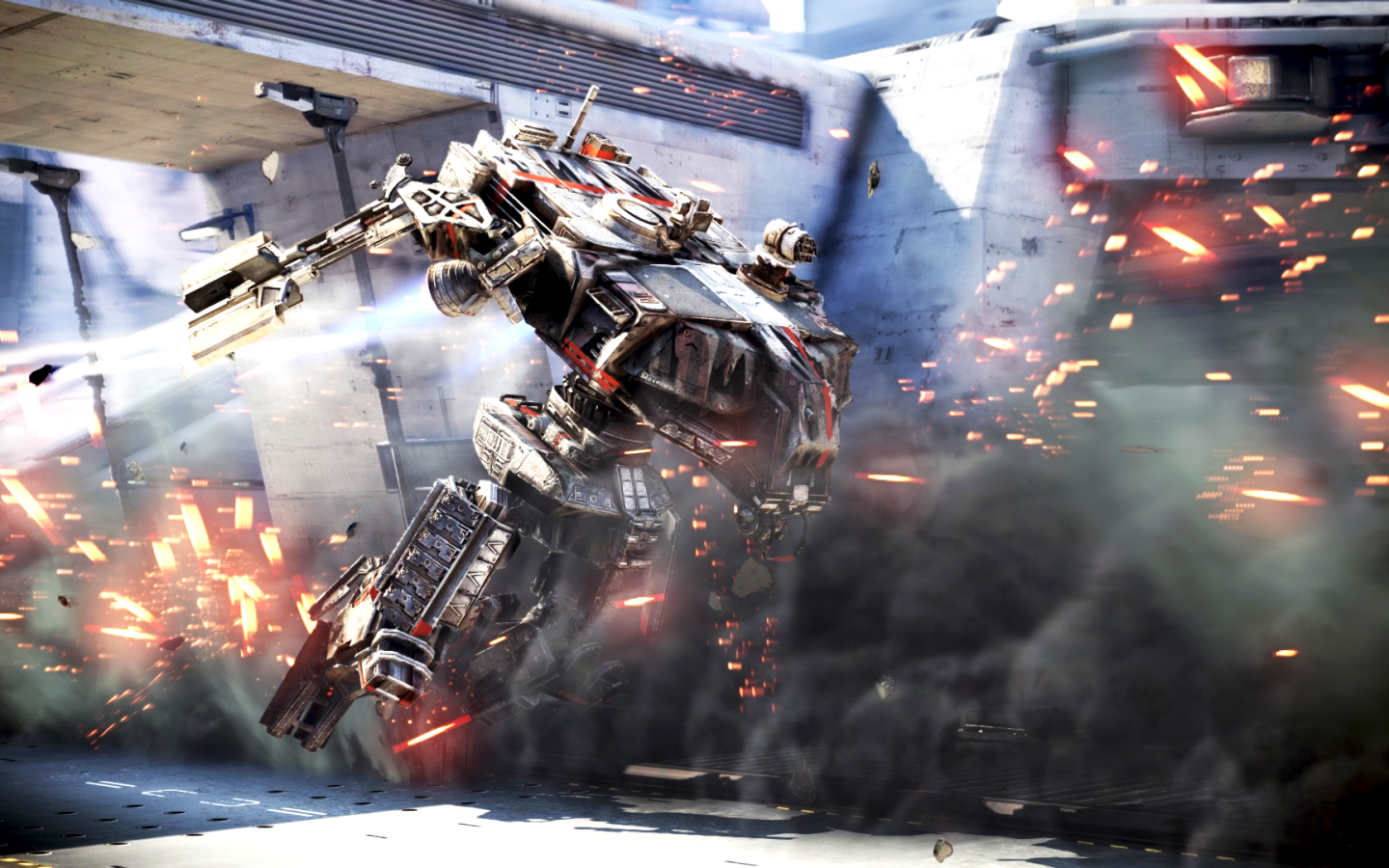 Бой в игре Hawken