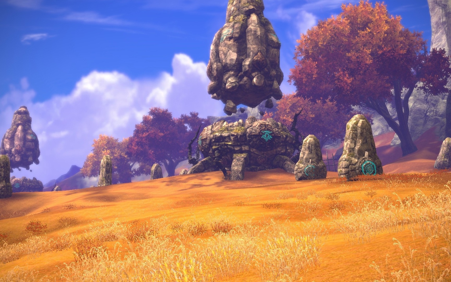 Летающие камни в игре Tera