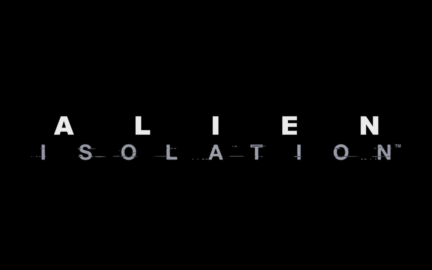 Игра Alien Isolation, черный фон