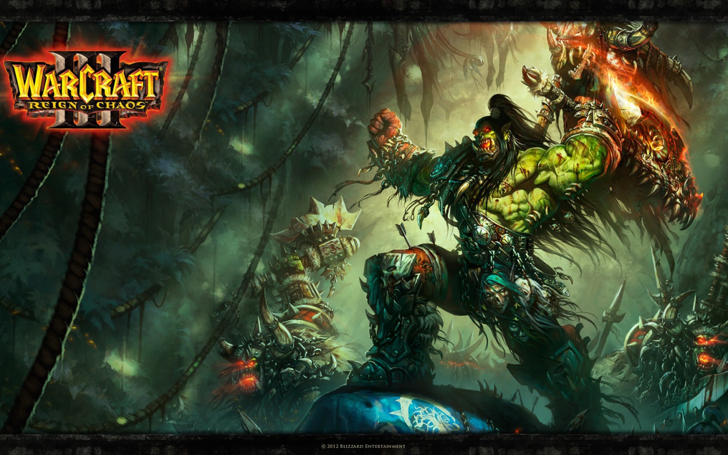 Зеленый монстр из игры World of Warcraft