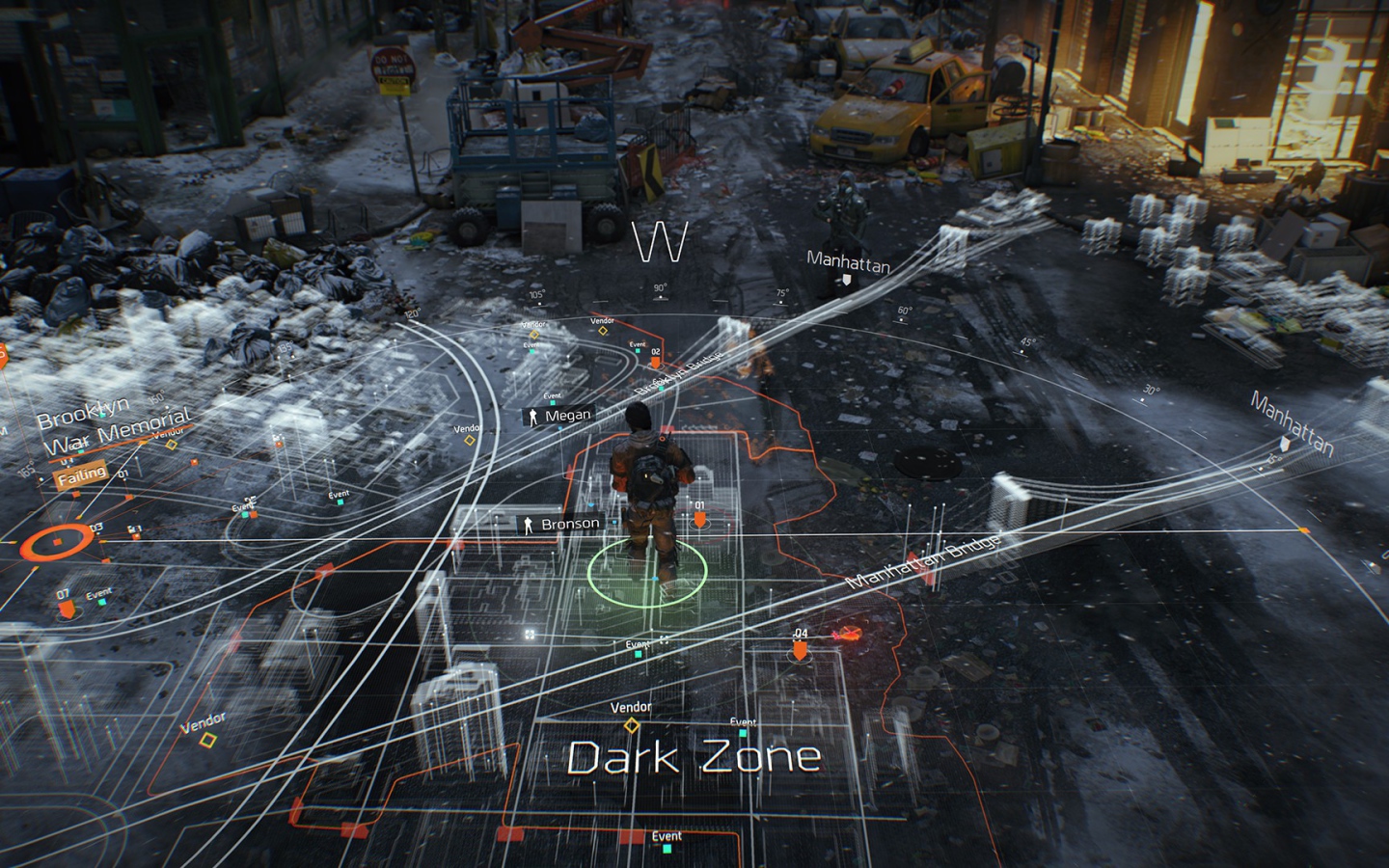 Карта в игре Tom Clancy's The Division