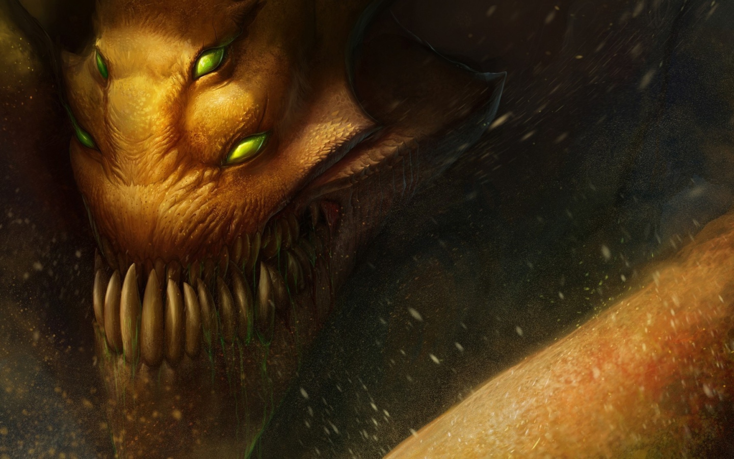 Монстр Санд Кинг из игры Dota 2