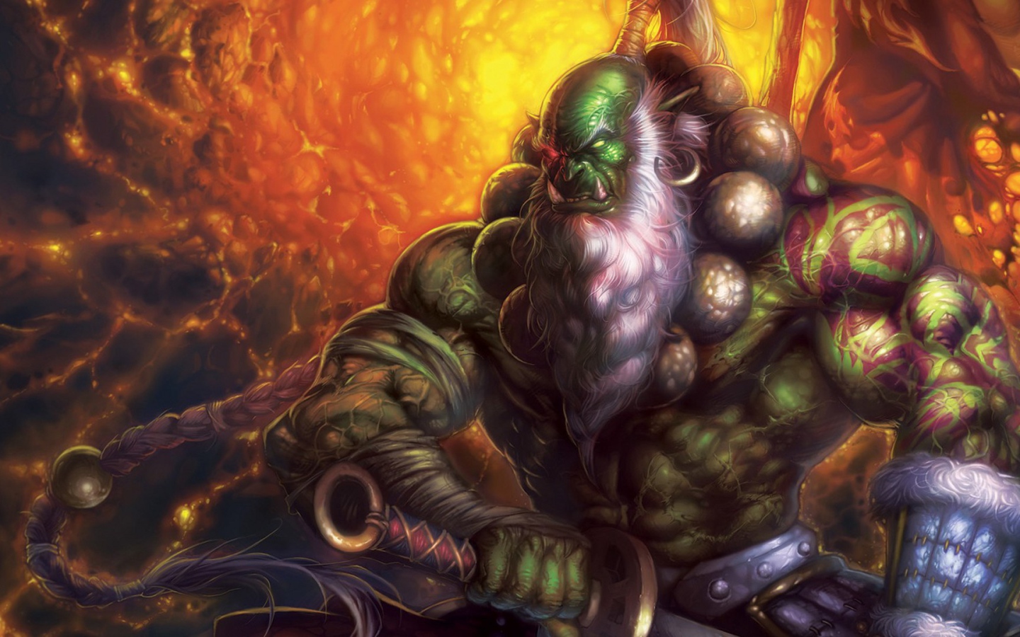 Монстр из игры Варкрафт