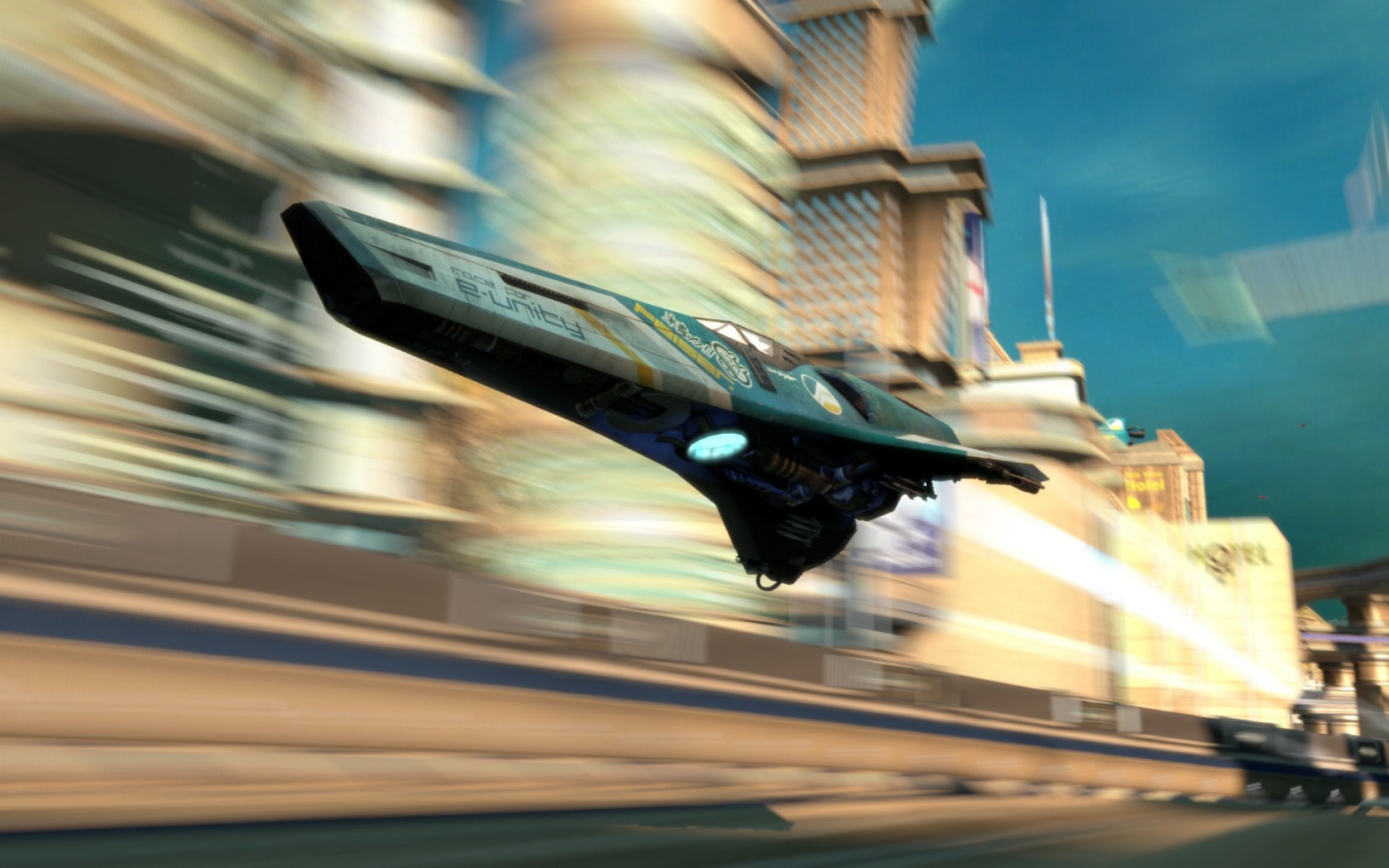 Гонки в игре Wipeout 2048