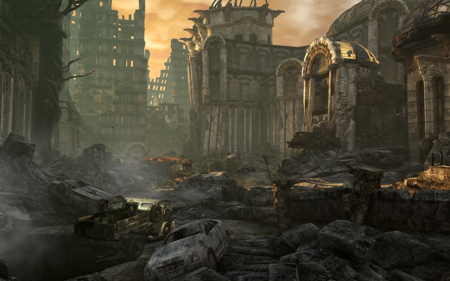Руины в игре Gears of War 3
