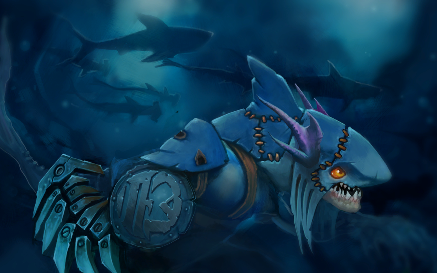 Акула в доспехах, игра Dota 2