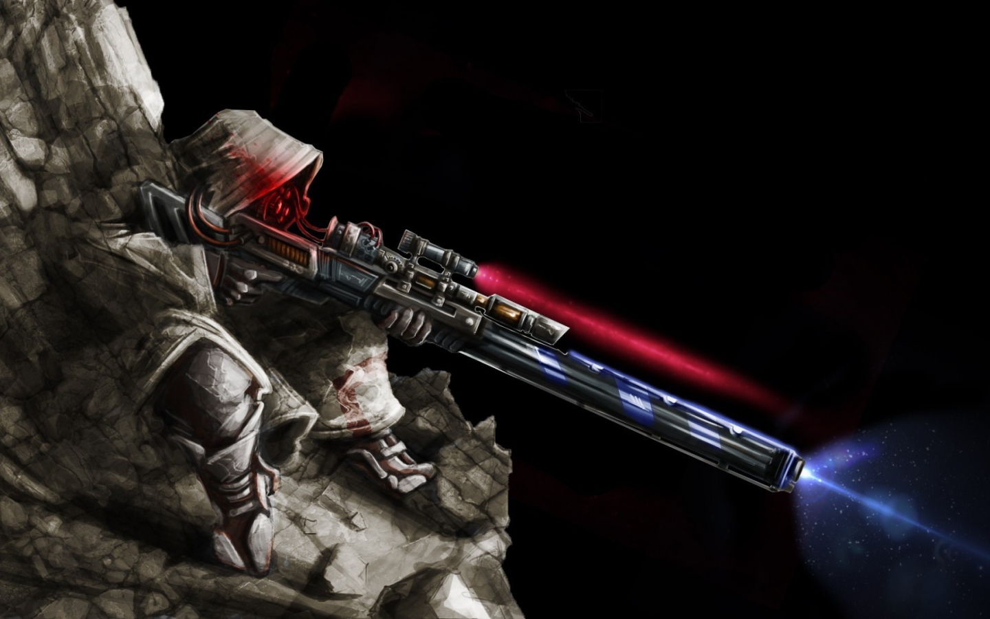 Снайпер стреляет из космоса