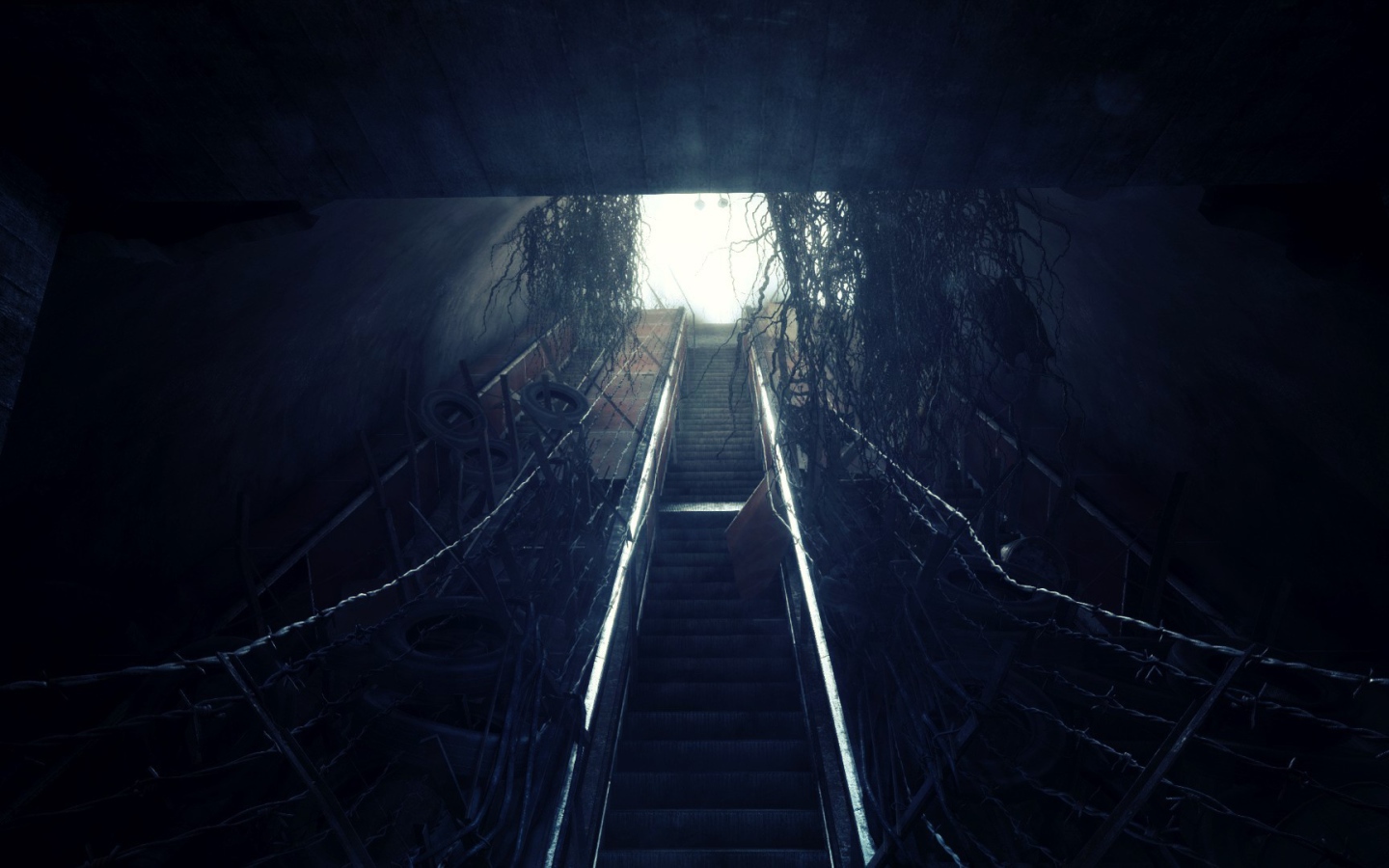 Выход на поверхность в игре Metro 2033