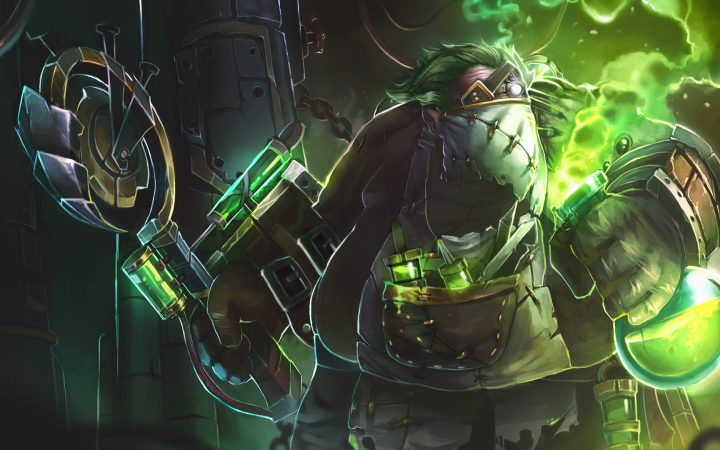 Кислотный персонаж игры Dota 2