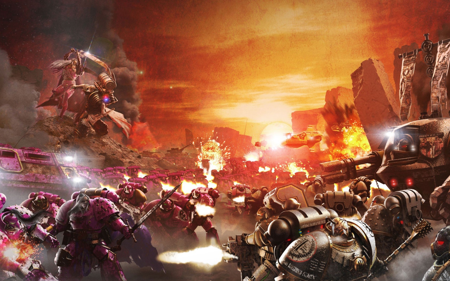 Битва в игре Warhammer 40000