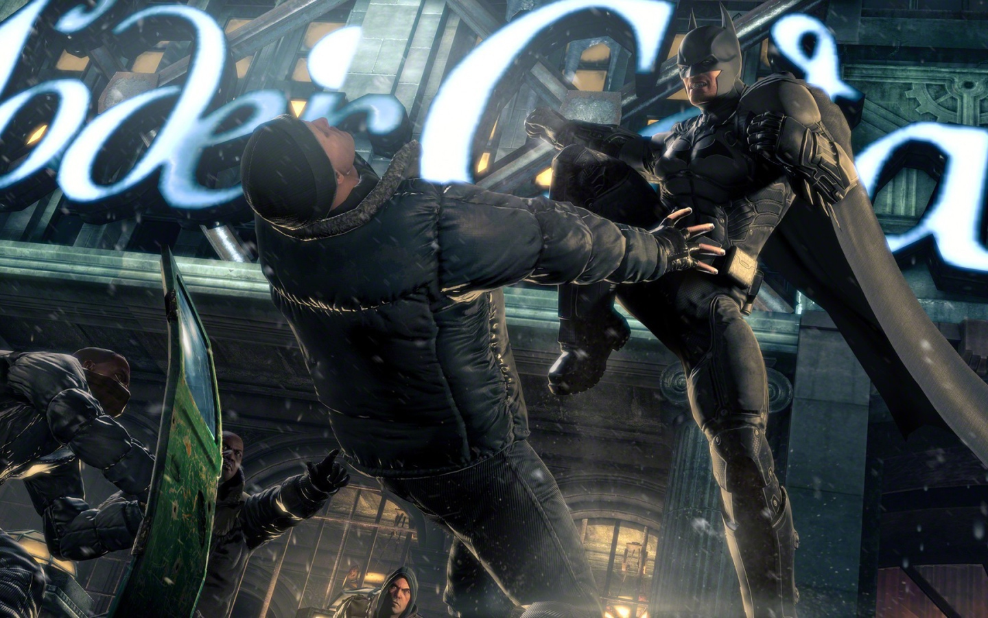 Драка в игре Batman Arkham Asylum