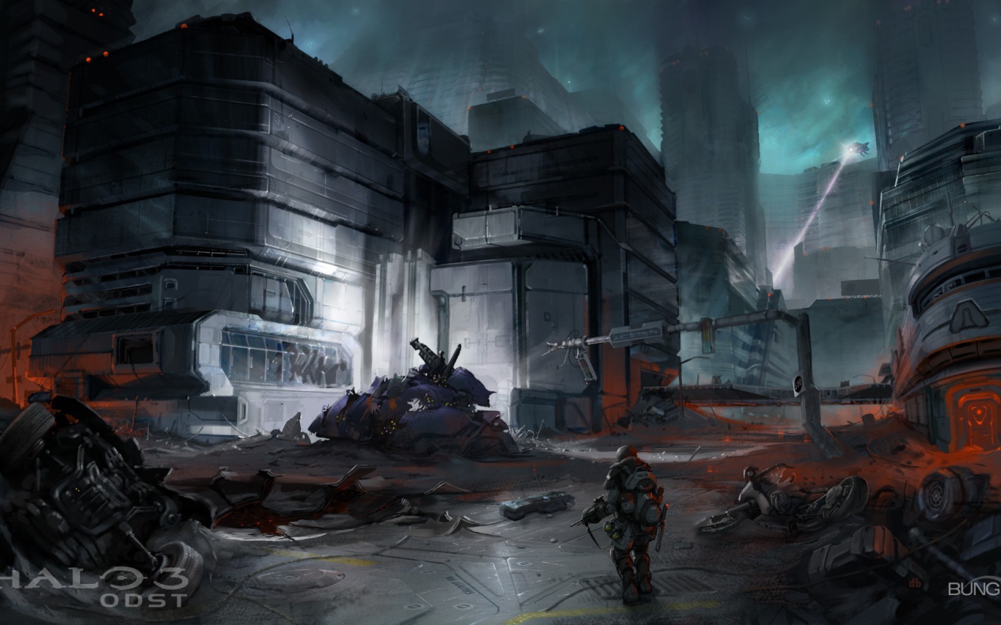 Мир игры Halo 3 ODST