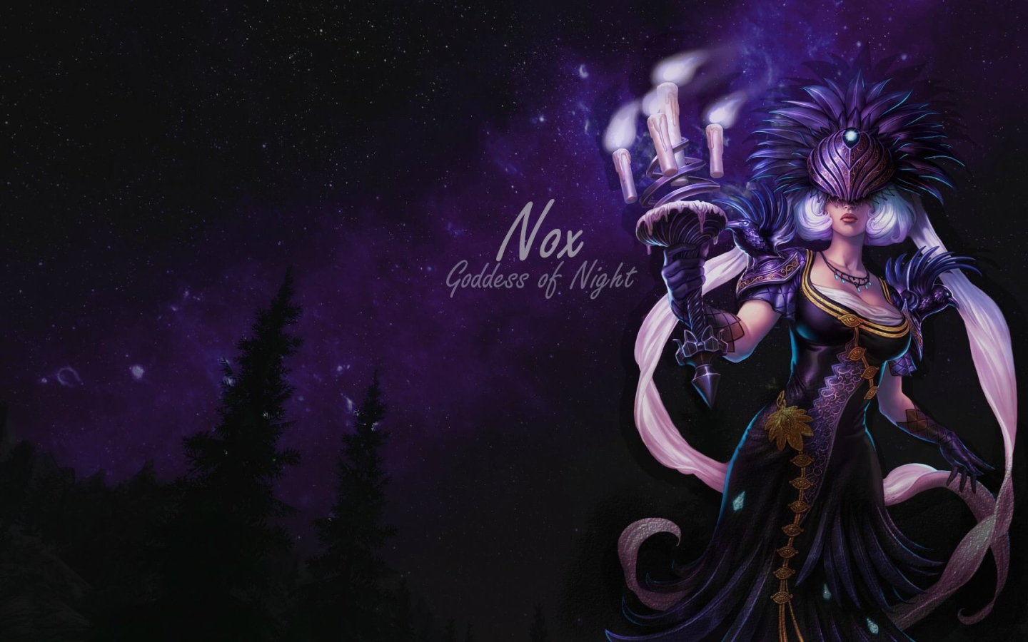 Девушка Нокс из игры Smite