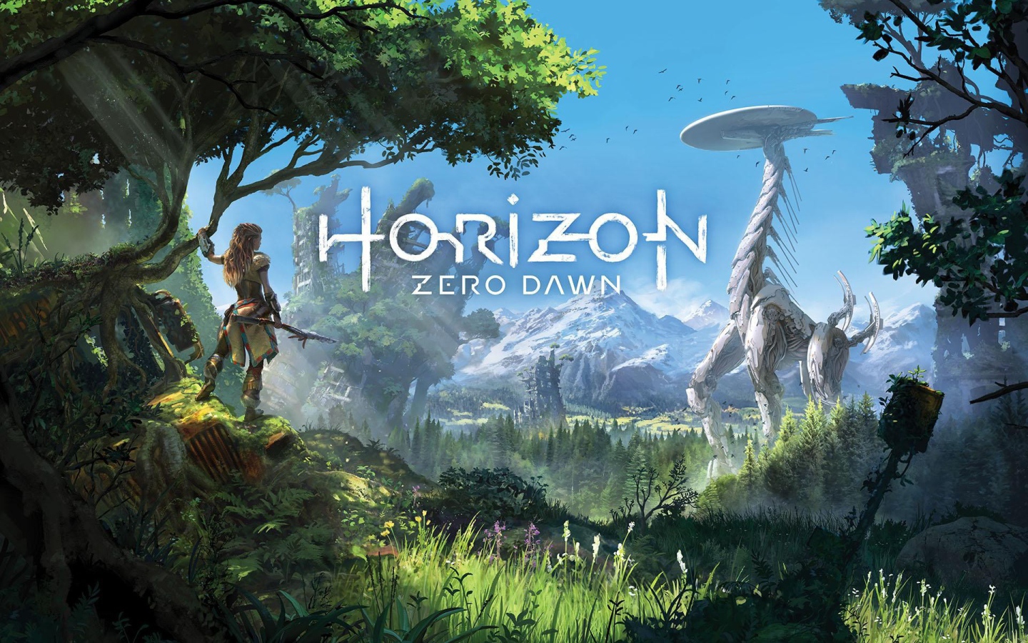 Постер новой игры Horizon Zero Dawn