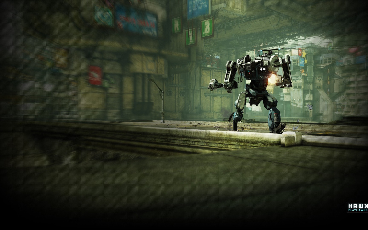 Робот в игре Hawken