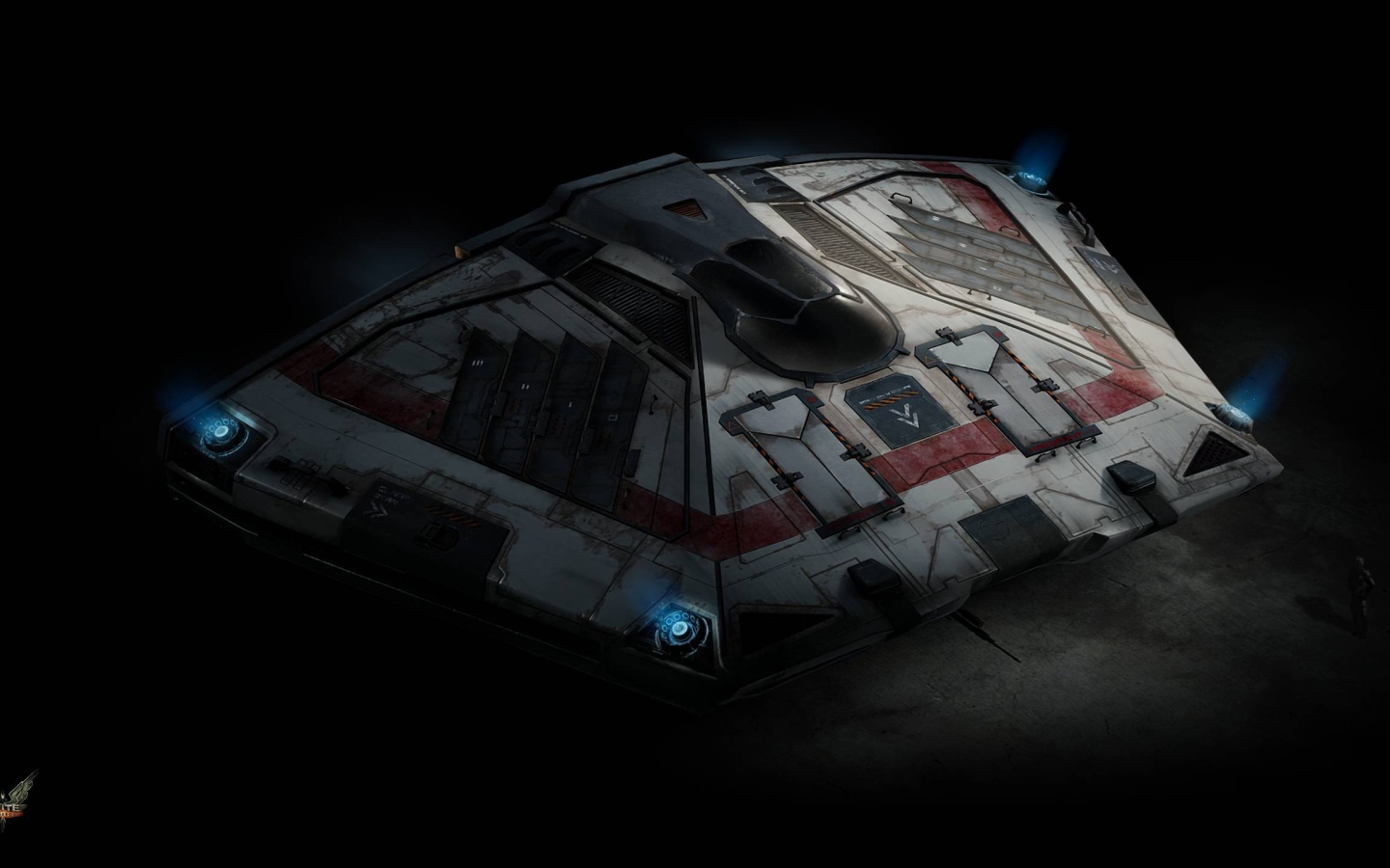 Корабль из космического симулятора Elite Dangerous