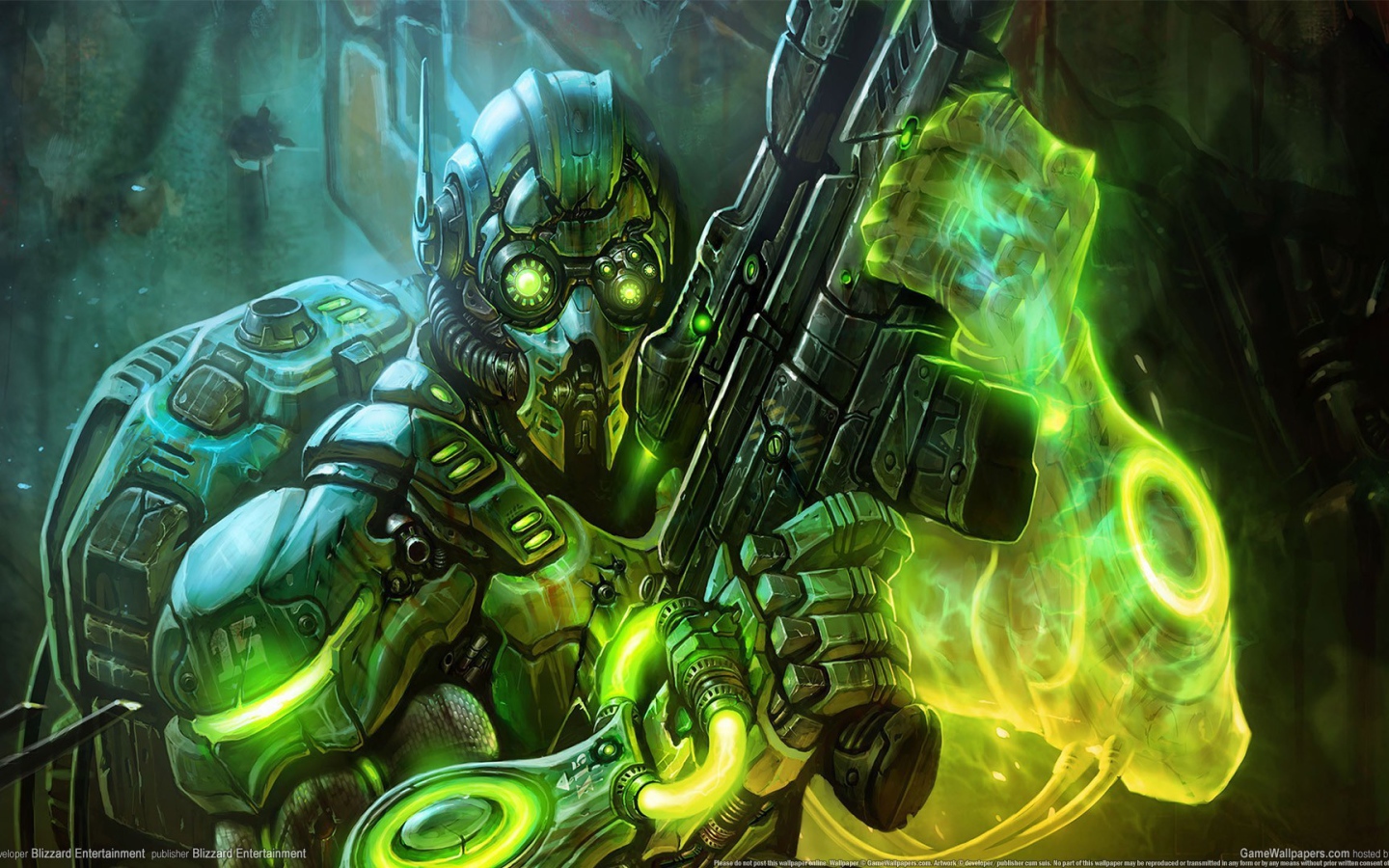 Воин андроид в игре Starcraft II