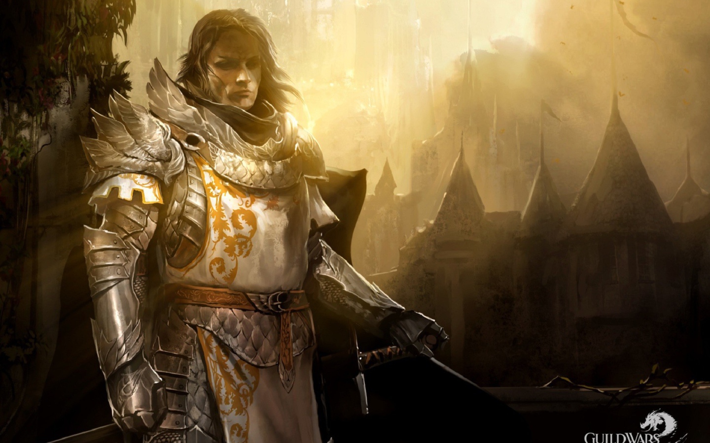 Воин из игры Guild Wars 2