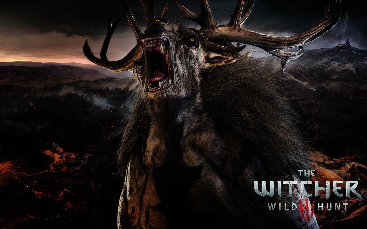 Дикий олень в игре The Witcher 3 Wild Hunt
