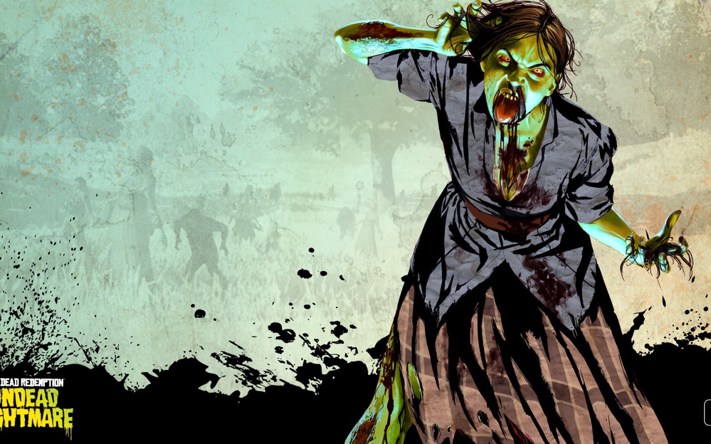 Зомби из игры Red Dead Redemption